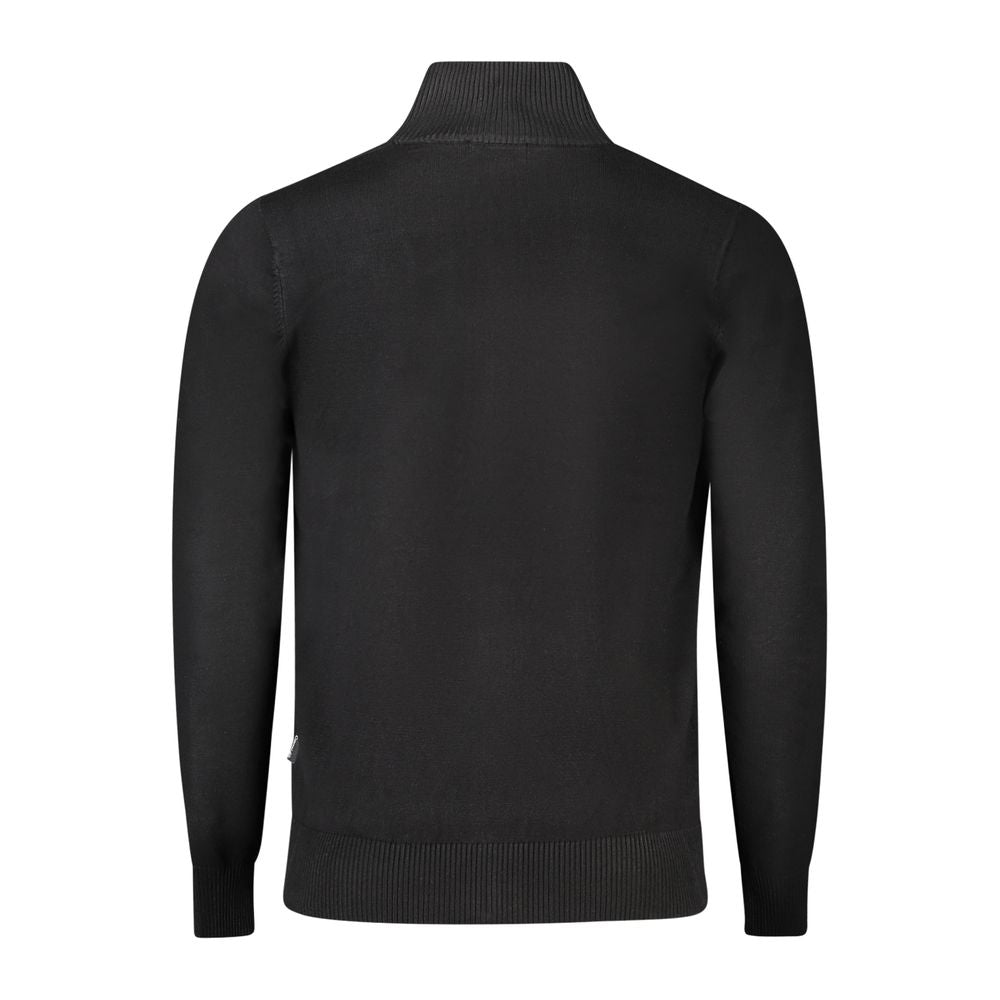 Coveri Moving Black Nylon Sweater Coveri Moving