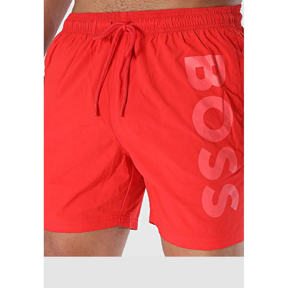 Hugo Boss Red Polyester Swimwear Hugo Boss