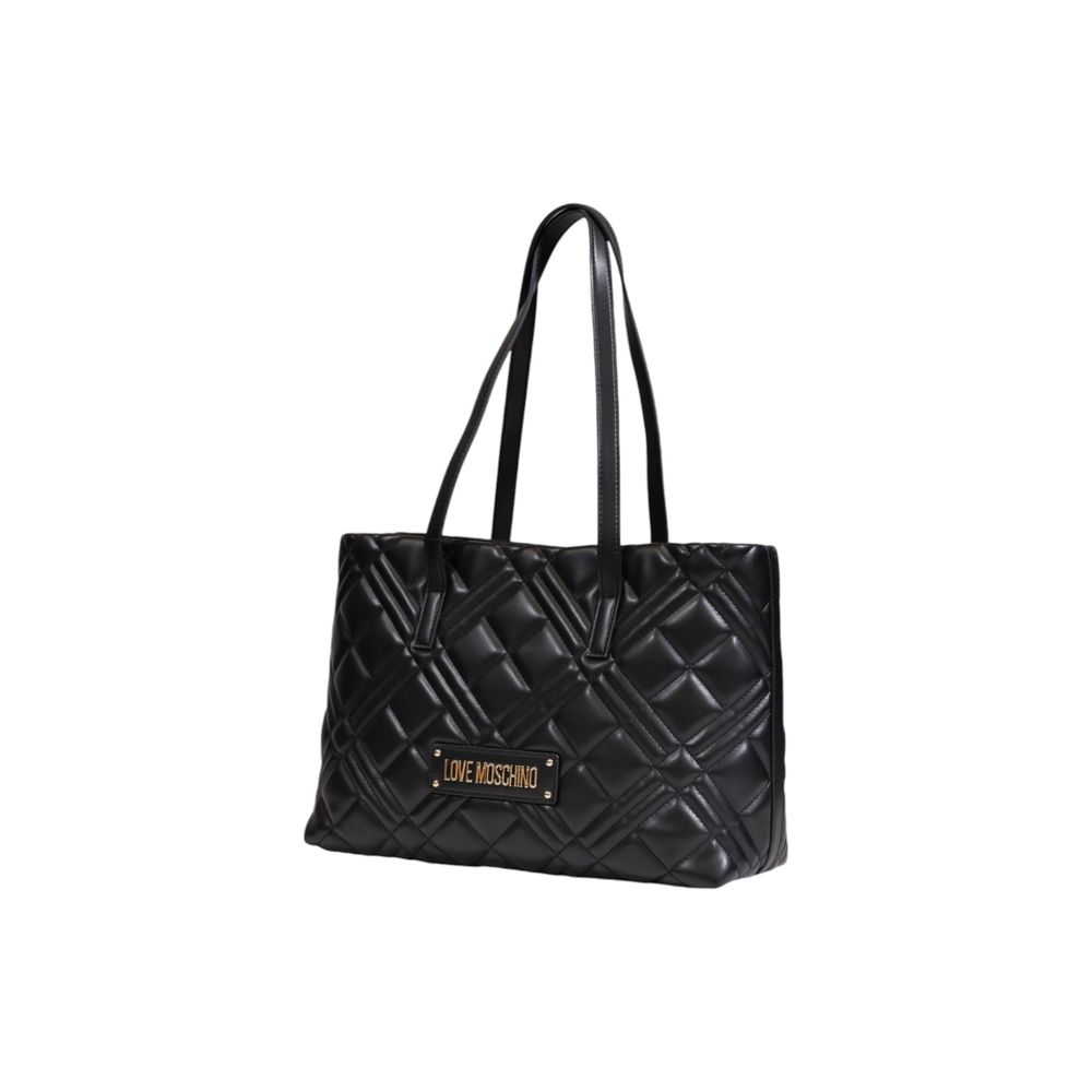 Love Moschino Black Polyethylene Handbag Love Moschino