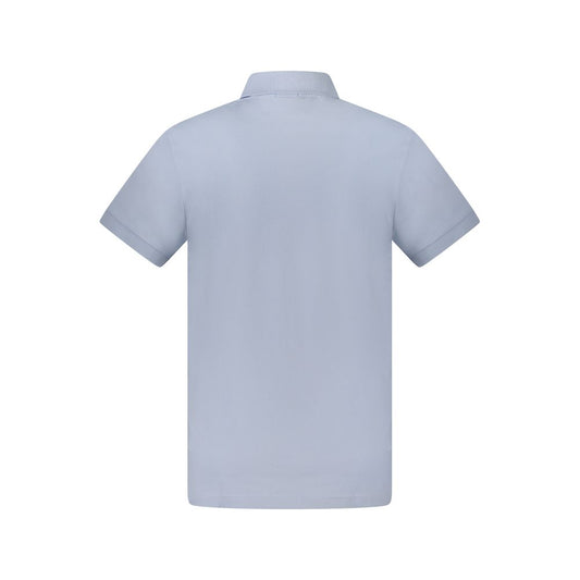 Hugo Boss Light Blue Cotton Polo Shirt Hugo Boss