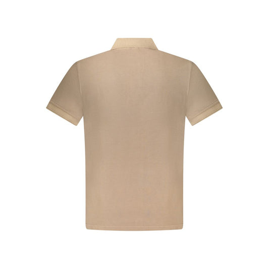 Hugo Boss Brown Cotton Polo Shirt Hugo Boss