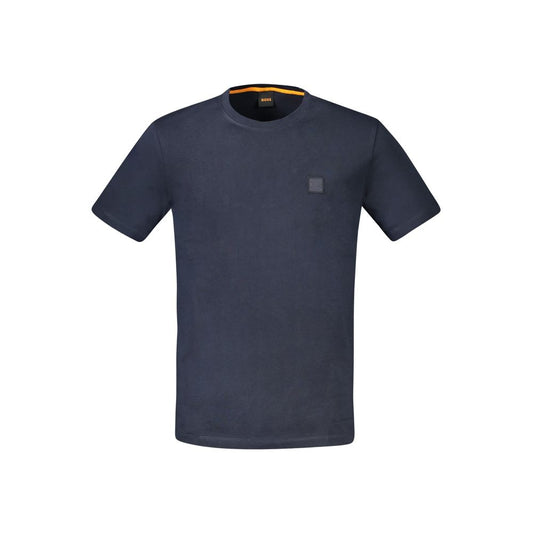 Hugo Boss Blue Cotton T-Shirt Hugo Boss