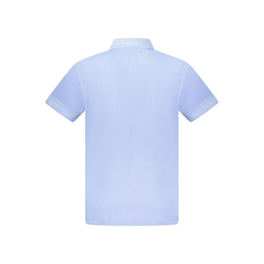 Hugo Boss Light Blue Cotton Polo Shirt Hugo Boss