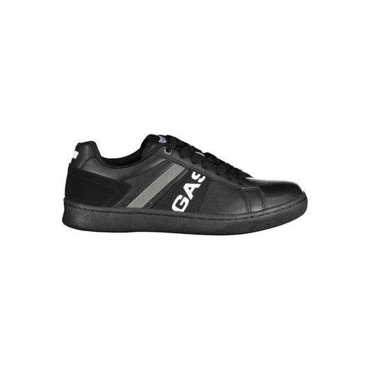 Gas Black Artificial Leather Sneaker