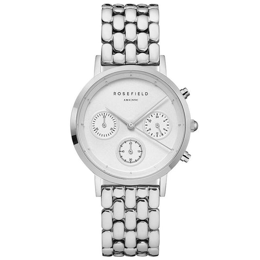 Rosefield Silver Steel Watch