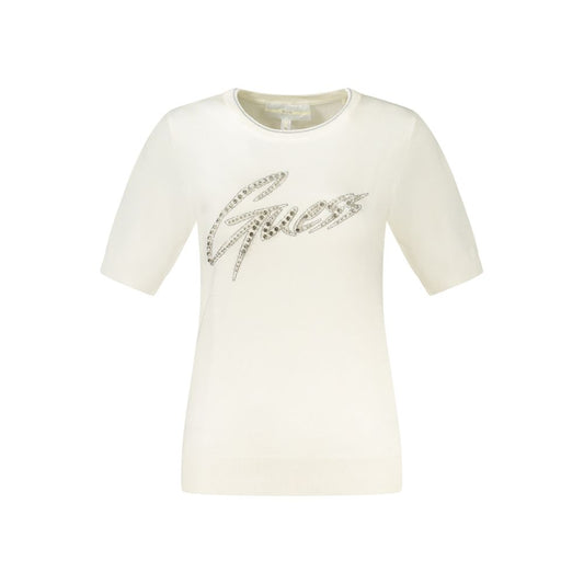 Guess Jeans White Viscose Sweater