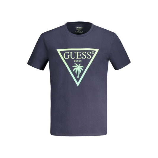 Guess Jeans Blue Cotton T-Shirt