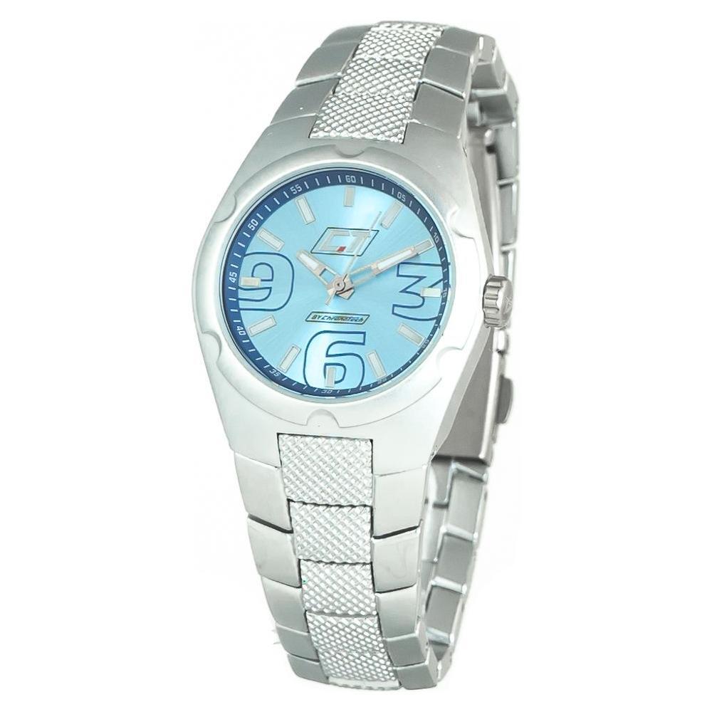 Chronotech Silver Stainless Steel Dress Watch