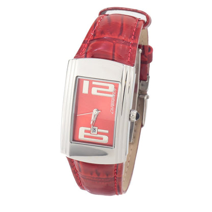 Chronotech Multicolor Leather Dress Watch