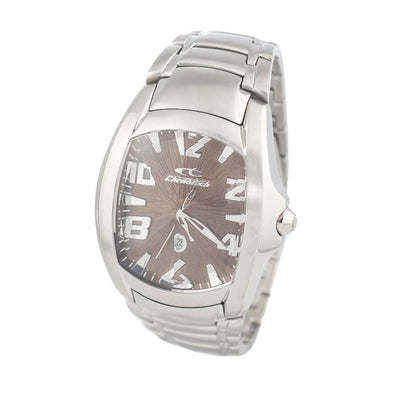 Chronotech Silver Stainless Steel Dress Watch