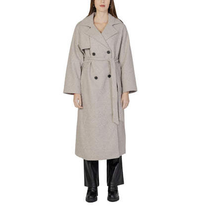 Only Beige Polyester Coat