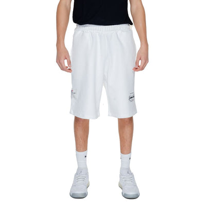 Underclub White Cotton Bermuda Shorts Underclub