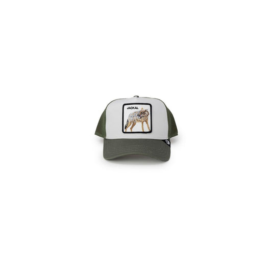 Goorin Bros green cotton visor hat with embroidered animal patch, part of the spring/summer collection.