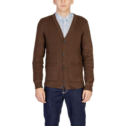 Antony Morato Brown Polyester Cardigan AN-14638900140-IT48 | L