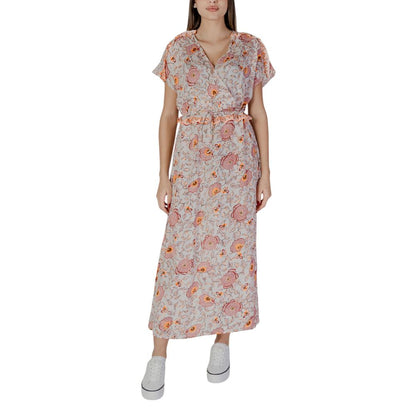 B.Young Multicolor Cotton Long Dress B.Young