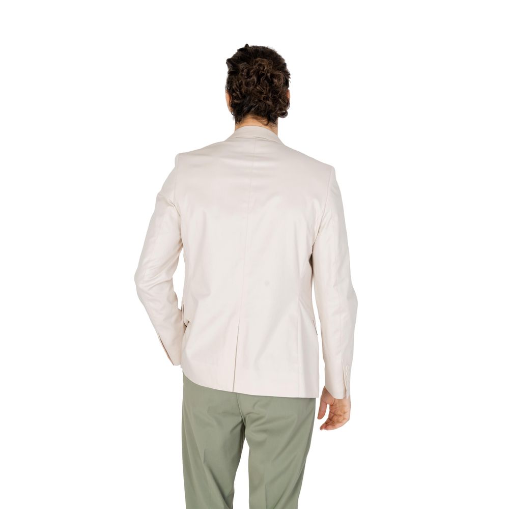Antony Morato Cream Cotton Blazer Antony Morato