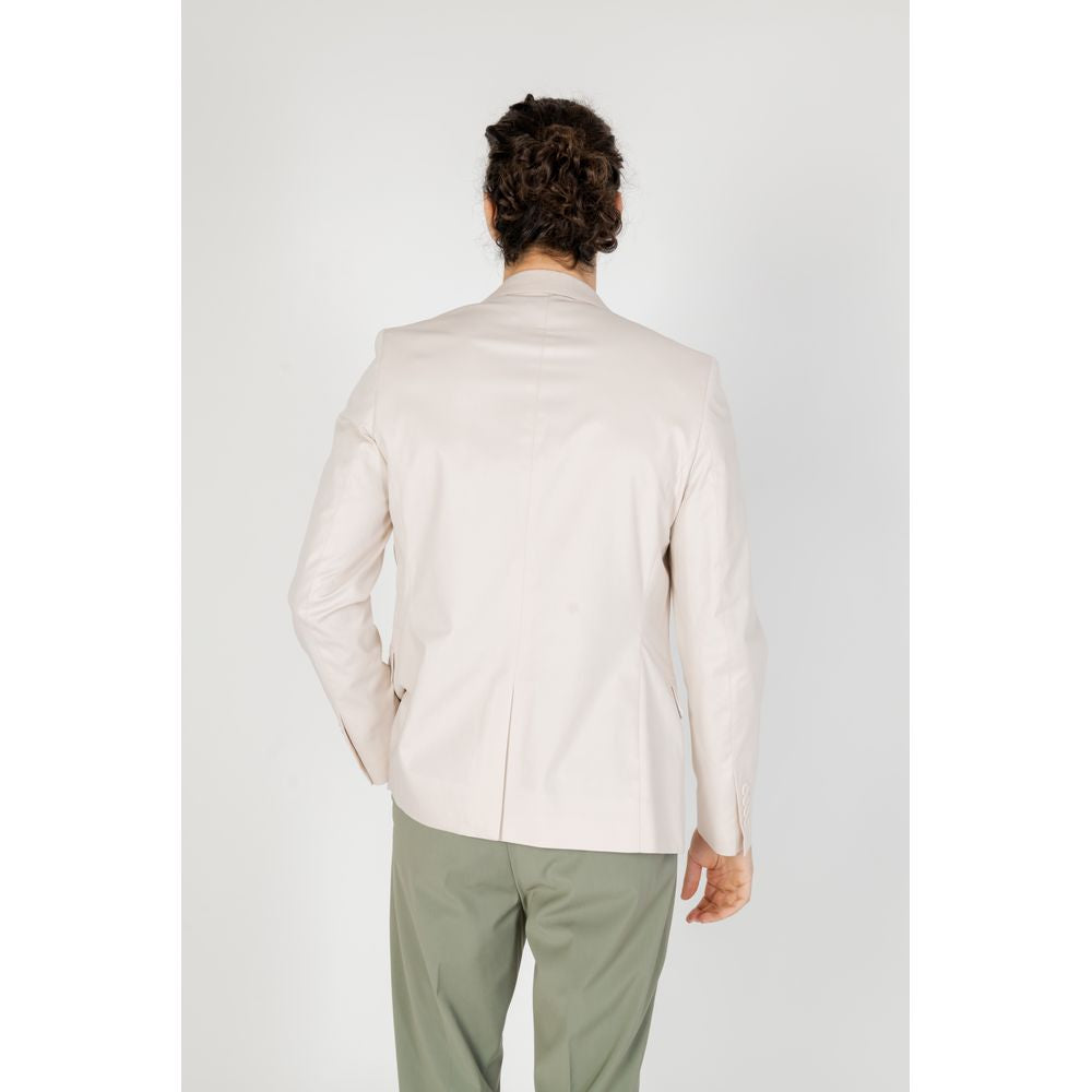Antony Morato Cream Cotton Blazer Antony Morato