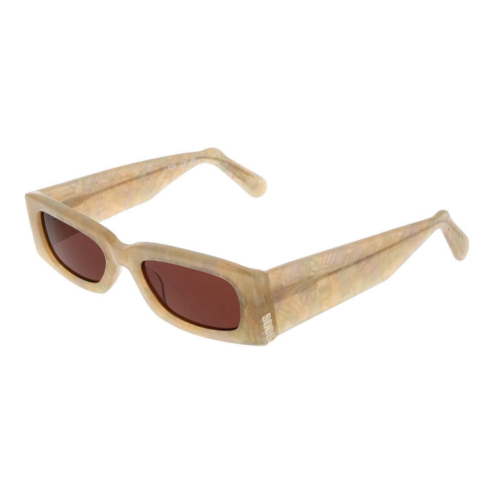 GCDS Cream Plastic Sunglasses