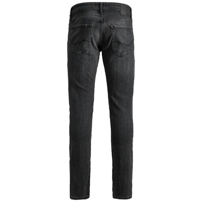 Jack Jones Black Organic Cotton Skinny Jeans