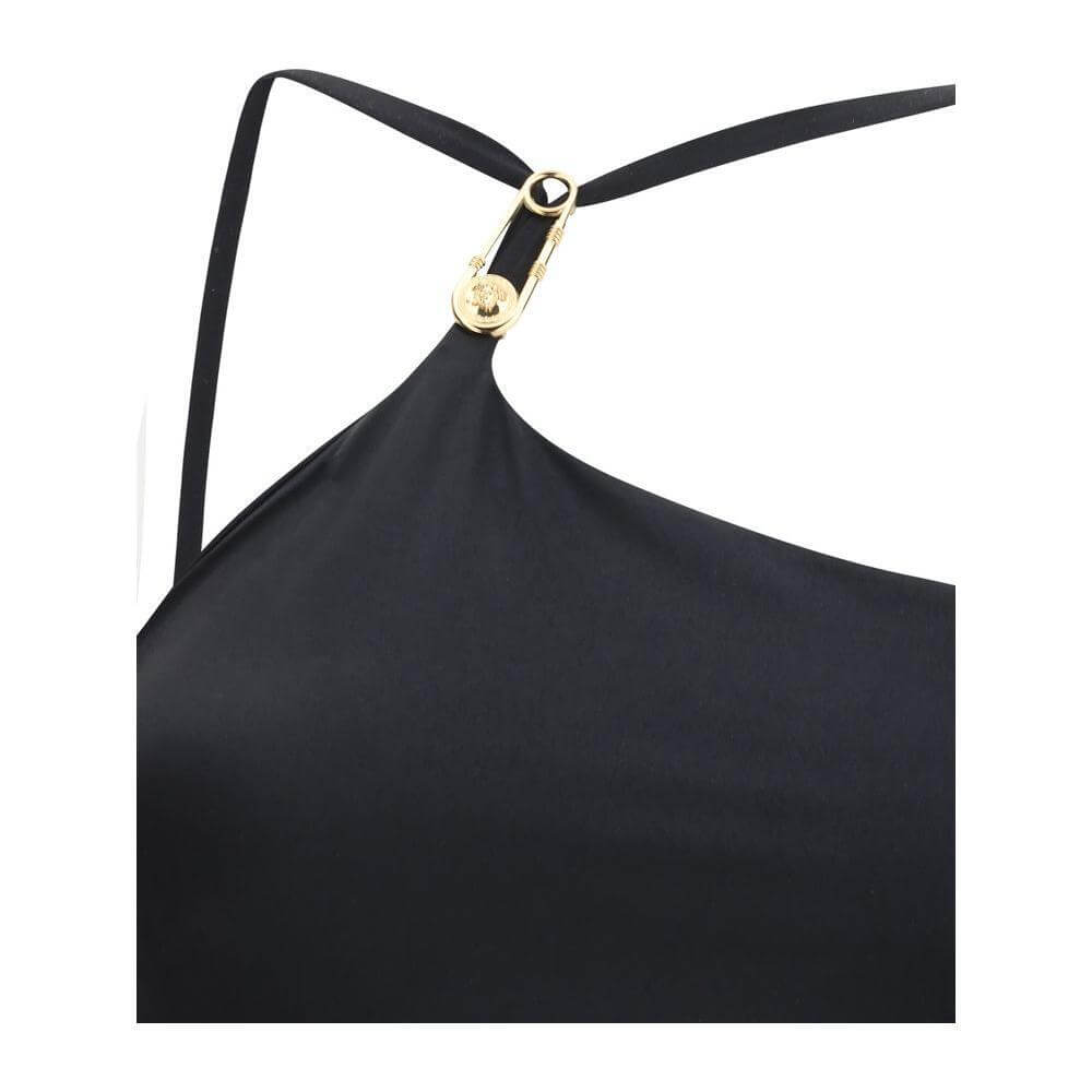 Front view with bag zipped and handles upright.