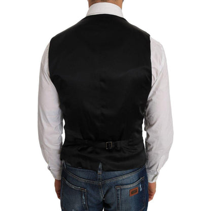 Dolce & Gabbana Black Polka Dot Pattern Vest Dolce & Gabbana