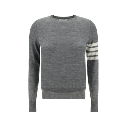 Thom Browne Gray Fleece Wool Sweatshirt