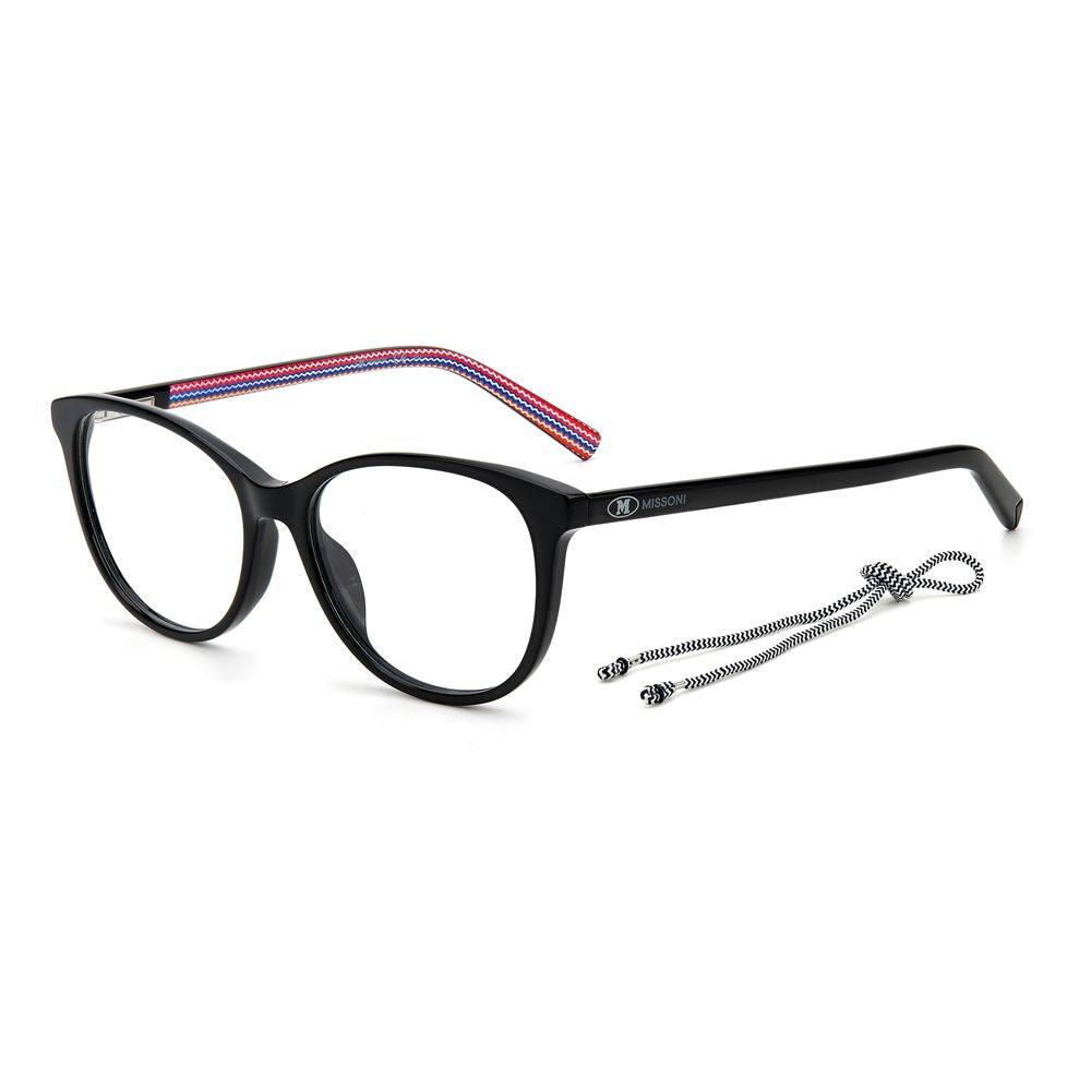 M Missoni Black Acetate Glasses (Frames) M Missoni