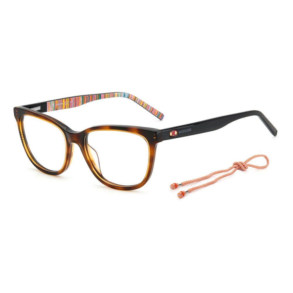 M Missoni Brown Acetate Glasses (Frames) M Missoni
