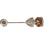 Dolce & Gabbana Silver 925 Sterling Silver Crystals Pin Collar Brooch SMY10557