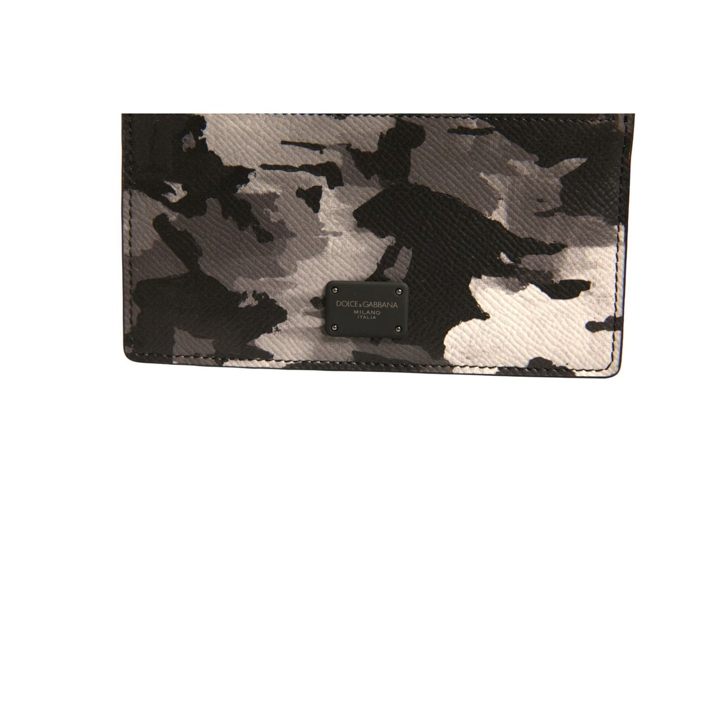 Dolce & Gabbana Multicolor Camouflage Logo Plaque Coin Purse Wallet Dolce & Gabbana