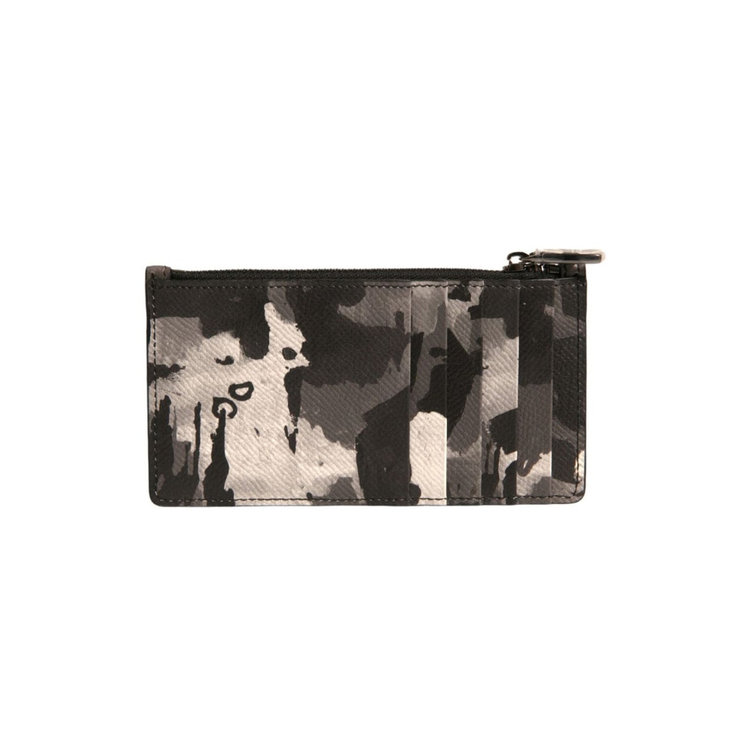 Dolce & Gabbana Multicolor Camouflage Logo Plaque Coin Purse Wallet Dolce & Gabbana