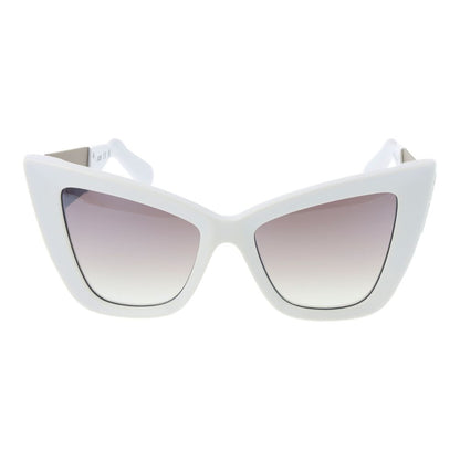 GCDS White Acetate Sunglasses GCDS