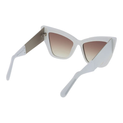 GCDS White Acetate Sunglasses GCDS