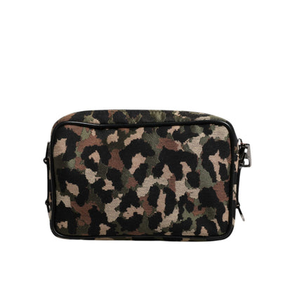 Dolce & Gabbana Multicolor Leopard Jacquard DG Logo Crossbody Bag Dolce & Gabbana