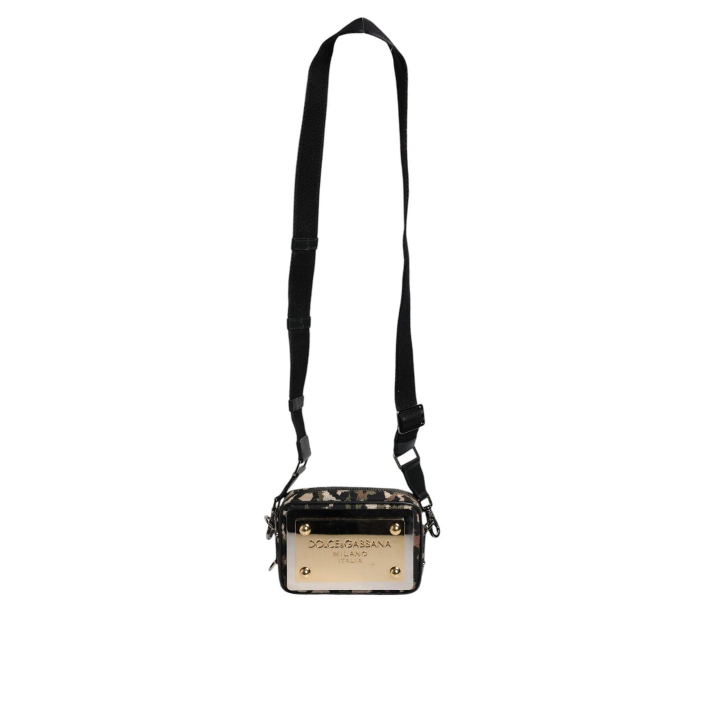 Dolce & Gabbana Multicolor Leopard Jacquard DG Logo Crossbody Bag Dolce & Gabbana