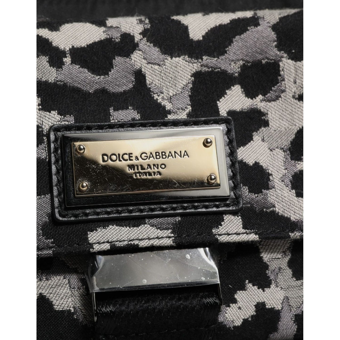 Dolce & Gabbana Multicolor Leopard Jacquard Crossbody Bag Dolce & Gabbana