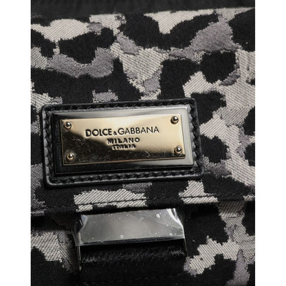 Dolce & Gabbana Multicolor Leopard Jacquard Crossbody Bag Dolce & Gabbana