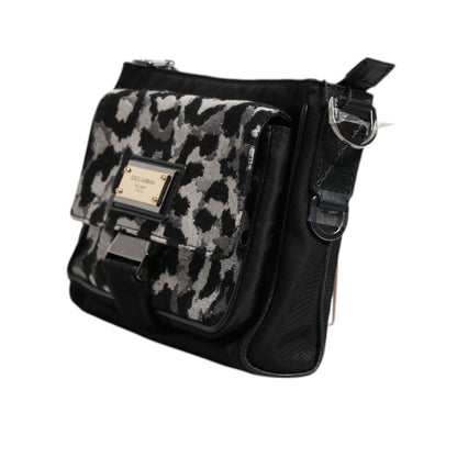 Dolce & Gabbana Multicolor Leopard Jacquard Crossbody Bag Dolce & Gabbana