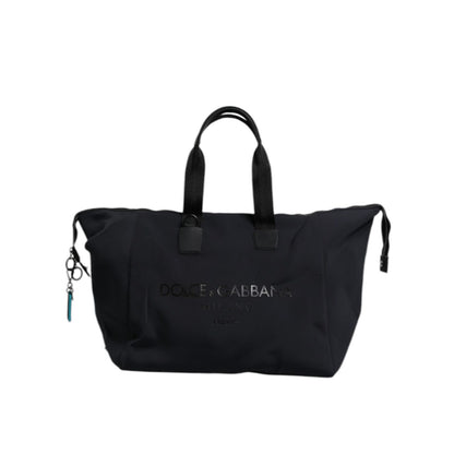 Dolce & Gabbana Black Canvas DG Logo Print Shopping Hand Tote Bag Dolce & Gabbana