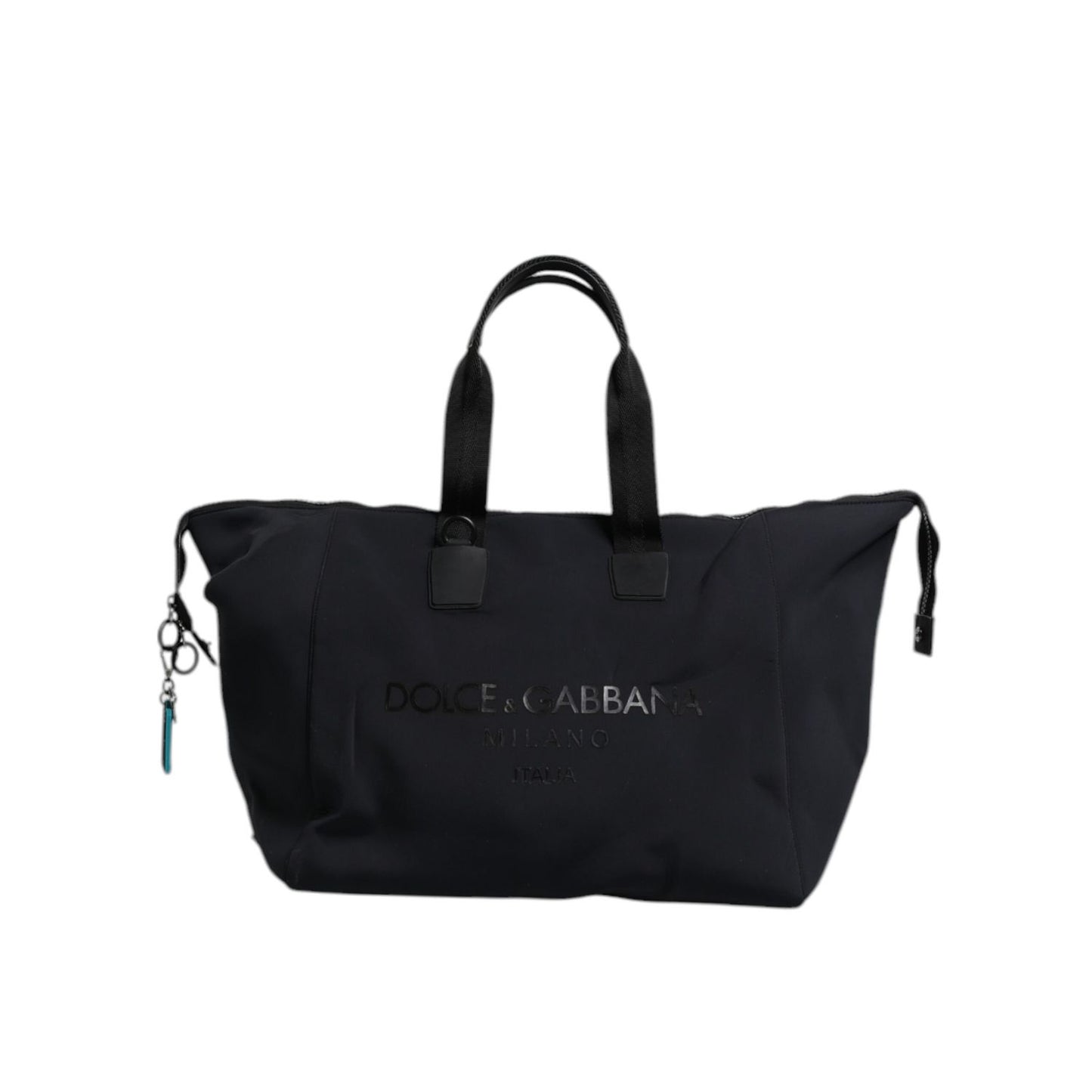 Dolce & Gabbana Black Canvas DG Logo Print Shopping Hand Tote Bag Dolce & Gabbana
