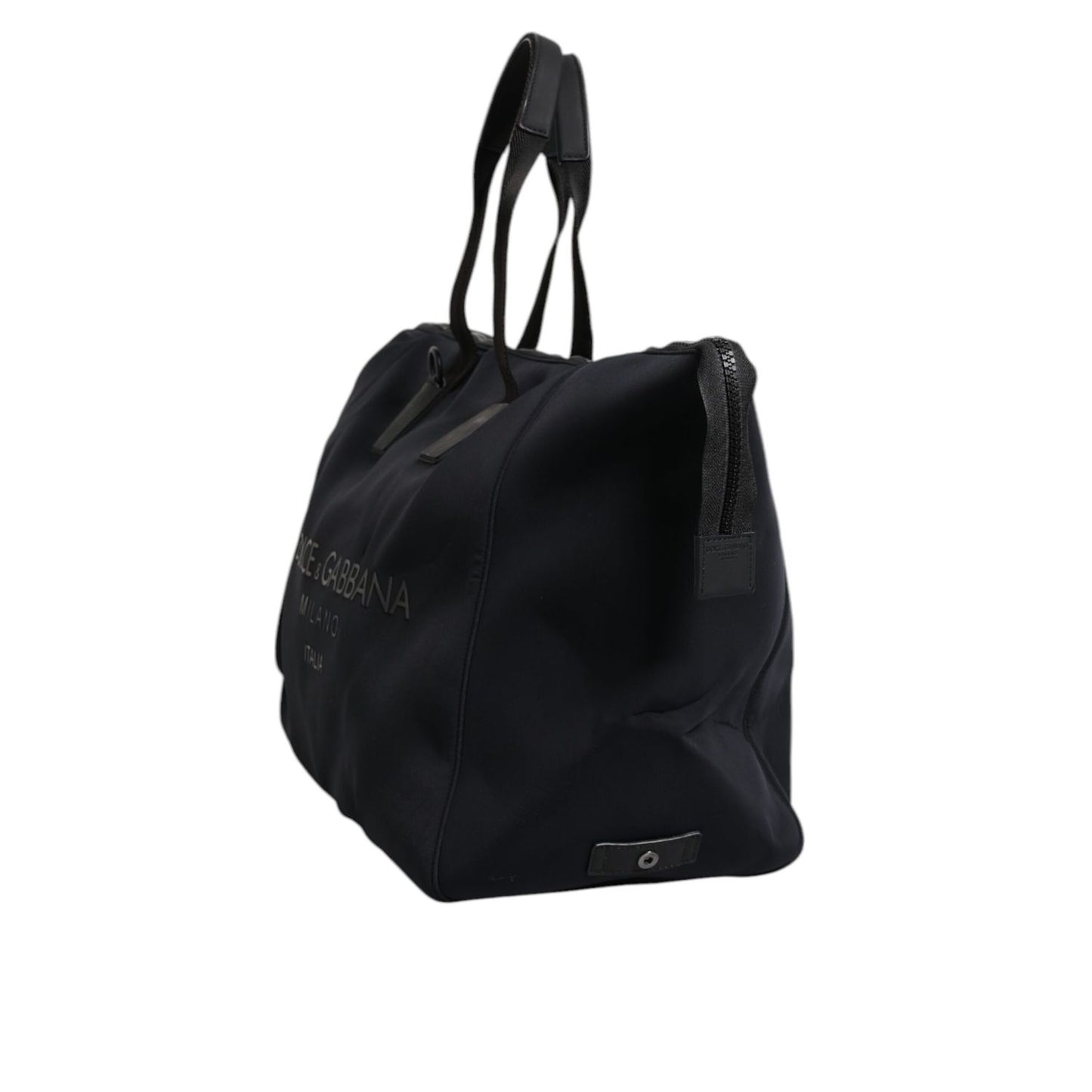 Dolce & Gabbana Black Canvas DG Logo Print Shopping Hand Tote Bag Dolce & Gabbana