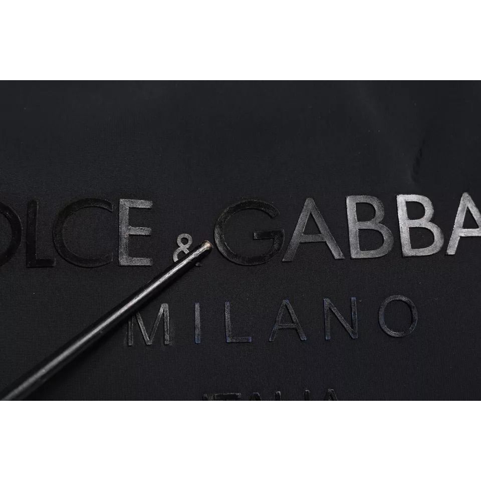 Dolce & Gabbana Black Canvas DG Logo Print Shopping Hand Tote Bag Dolce & Gabbana
