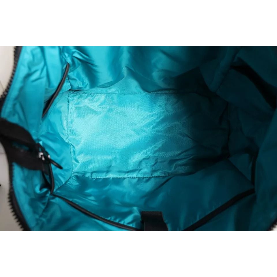 Dolce & Gabbana Black Canvas DG Logo Print Shopping Hand Tote Bag Dolce & Gabbana