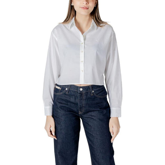 Calvin Klein Jeans White Cotton Shirt