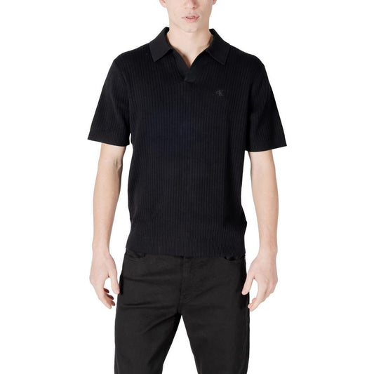 Calvin Klein Jeans Black Cotton T-Shirt