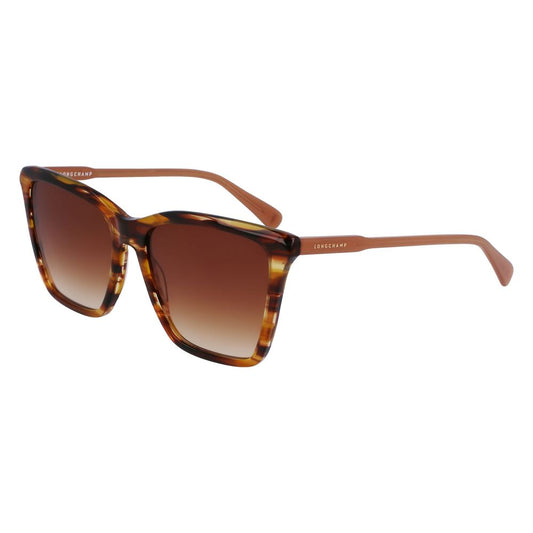 Longchamp Brown Acetate Sunglasses Longchamp