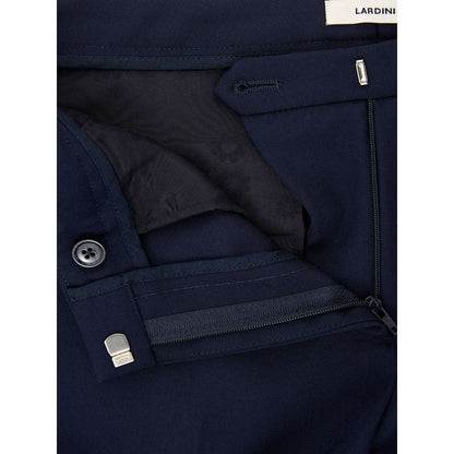 Lardini Blue Wool Dress Pants