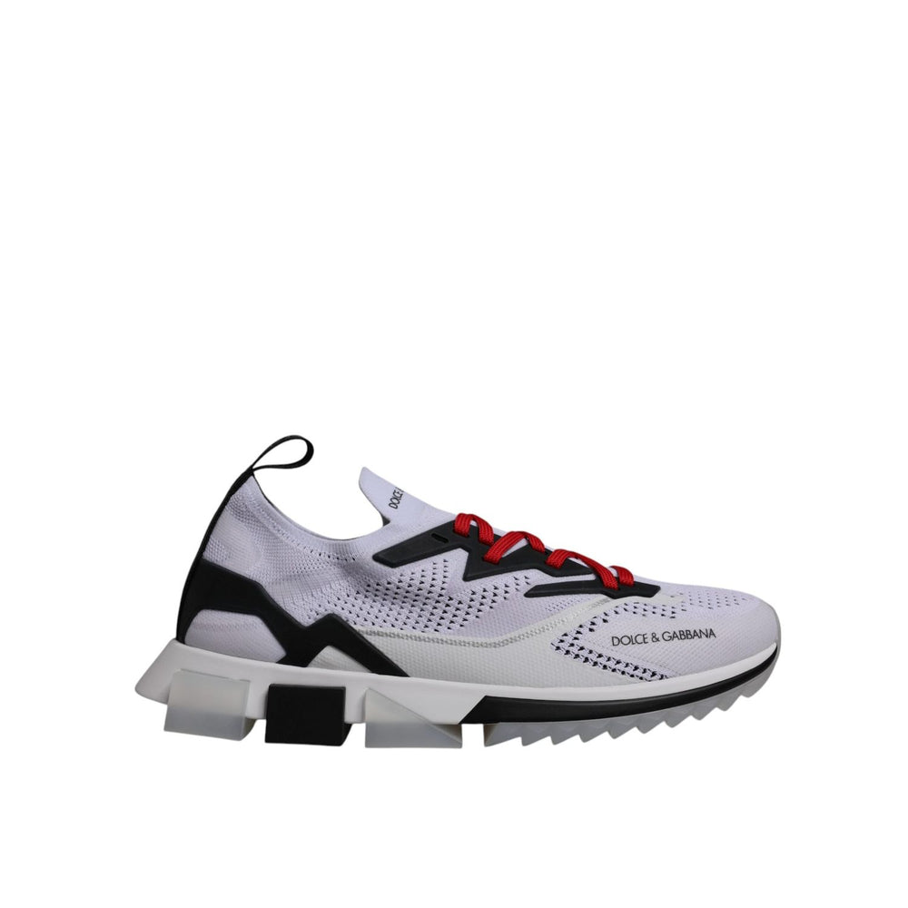 Dolce & Gabbana White SORRENTO Sport Stretch Sneakers Shoes