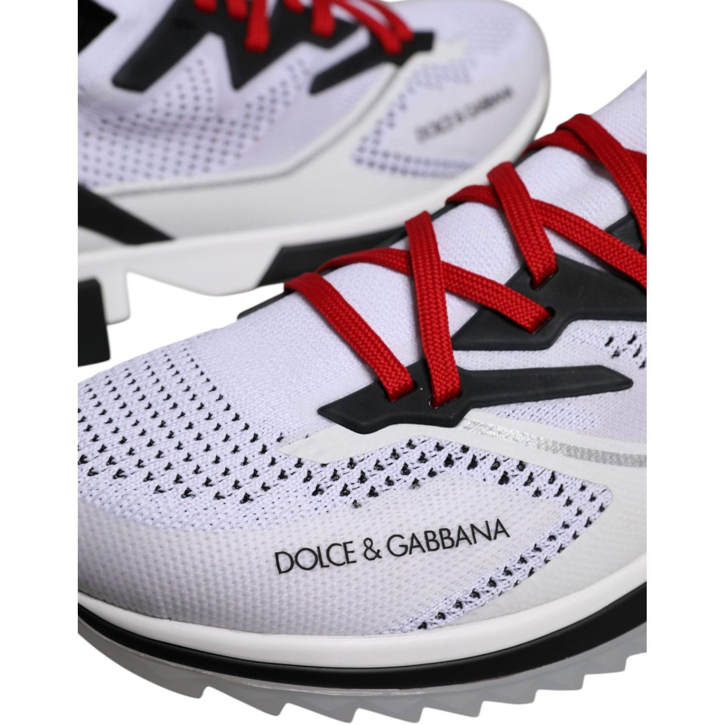 Dolce & Gabbana White SORRENTO Sport Stretch Sneakers Shoes