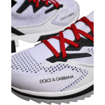 Dolce & Gabbana White SORRENTO Sport Stretch Sneakers Shoes